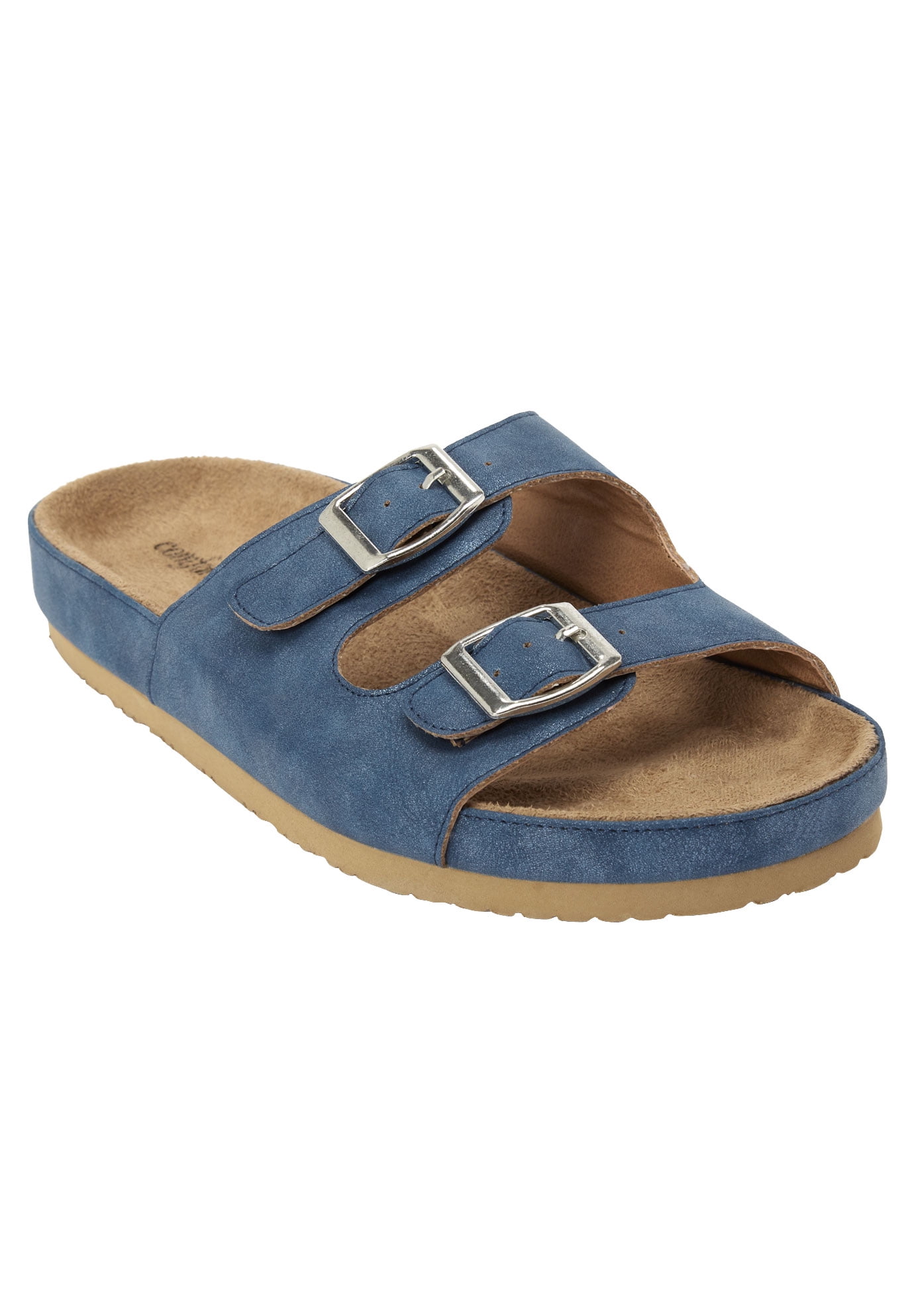 wide width footbed sandals