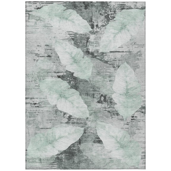 Dalyn Rugs Machine Washable Indoor/Outdoor Chantille ACN2172 Teal 2'6" x 3'10" Rug