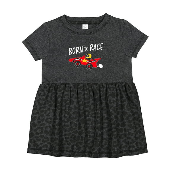 Inktastic Born to Race Red Race Car Girls Baby Dress