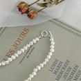 thumbnail image 3 of Minnieouse Collar de perlas con detalle de cuentas estilo vintage para mujer regalo para mujer blanco 45 cm Type3 NO3, 3 of 6