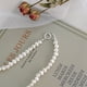 thumbnail image 4 of Collar de perlas Sonducket con detalle de cuentas para mujer joyería estilo vintage blanco 45cm, 4 of 6