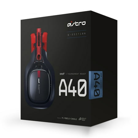 Astro Gaming - A40 TR X-Edition Wired Stereo Over-the-Ear Gaming Headset for Xbox Series X|S, Xbox One, PlayStation 5, PlayStation 4 - Red/Black
