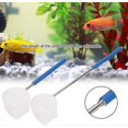thumbnail image 5 of ZHAOCHENG Red de pesca ajustable para acuarios pequeños, red para peces y camarones (red redonda azul), 5 of 5
