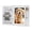 Distressed, variant on Loving Message Photo Frame Pet Memorial Picture Frame with Small Glass Bottle for Dog Cats Lover Sympathy Decors