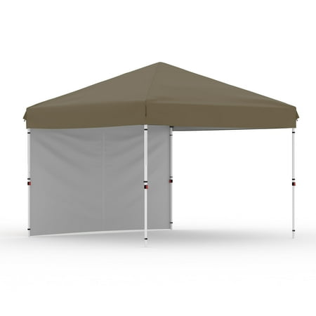 Kselythan 10x10Ft Pop Up Canopy Tent Instant Portable Shelter With 1Pcs Sidewalls 4 Sandbags Easy Outdoor Sun Shade Beach Tent For Events Parties Camping Patio Outdoor Activities