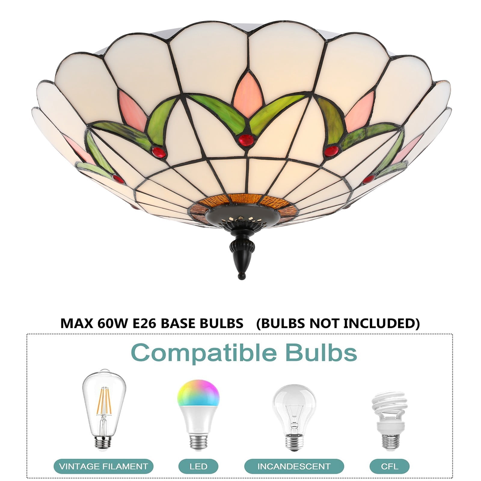 Elegant Ceiling Light, 16 Inch Ceiling Light, Flush Mount Lighting Fixture