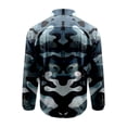thumbnail image 5 of QingYiHua Men's Button-Down Shirts Fashionable Camouflage Print Casual Long Sleeve Turndown Collar Shirt Men Clothes Fashion 2025 Spring Fall Flash&nbsp;s, 5 of 5