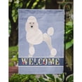 thumbnail image 3 of Miniature Poodle Welcome Garden Flag, 3 of 3