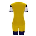 thumbnail image 4 of Yuwull Plus Size Summer Outfits for Women Women Sports Suit Print Tracksuit Short Sleeve T Shirt Tops Biker Shorts Women Clothes Slim Outfit Workout Two Pieces Set, 4 of 5