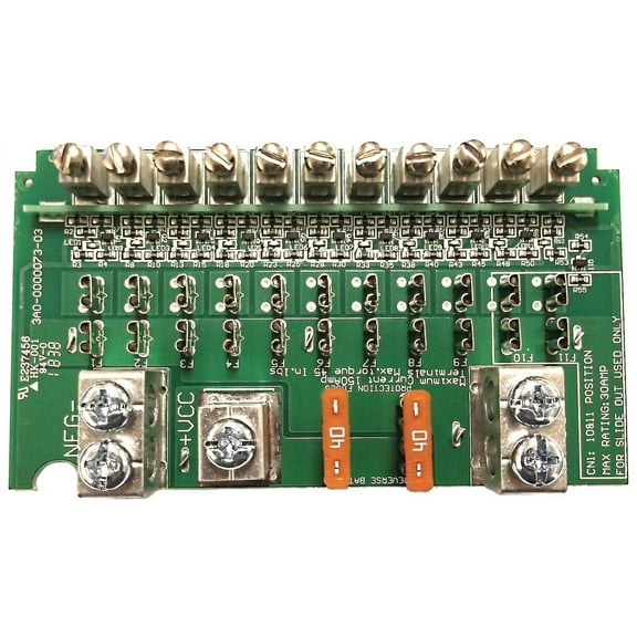 WFCO 8935/45/55-PCB 12V DC 11 Position Fuse Panel