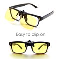 thumbnail image 3 of Gafas de computadora Cyxus Filtro de luz Azul Clip on Anti Fatiga de Ojos Unisexo Lente Amarillo 8000Y03, 3 of 8