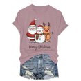 thumbnail image 7 of larppty Women's Christmas Fresh Graphic Seasonal Fall Family Tee (Pink, XXL), 7 of 7