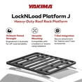 thumbnail image 4 of Yakima 76 by 65 Inch LockNLoad 3 Bar System Heavy Duty Roof Rack Platform, 4 of 9
