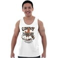 thumbnail image 4 of Saddle Up Country Western Cowboy Tank Top Sleeveless Tee Men Brisco Brands S, 4 of 6