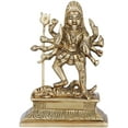 thumbnail image 2 of Exotic India Small Size Goddess Kali - Brass Statue, 2 of 2
