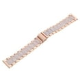 thumbnail image 2 of Shisuyan Engineer Style Metal Watch Band Rose Gold Stainless Steel 1Pack 20MM 17.5CM, 2 of 9