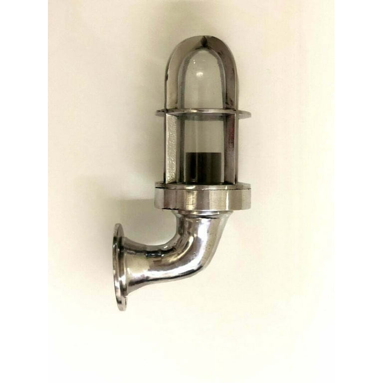 Nautical Marine orders Swan Neck Solid Aluminum Vintage Solid Wall Light