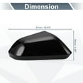 thumbnail image 3 of Reemplazo de tapa de espejo lateral derecho para automóvil Unique Bargains para Lincoln MKZ 2013-2017 en negro brillante, 3 of 6