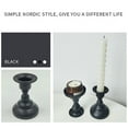 thumbnail image 3 of EGYMEN Candle Holder, Vintage Iron Candelabrum, Retro Mini Candle Stand, Elegant Metal Candlestick for Home Decoration(Black), 3 of 6