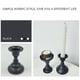 thumbnail image 3 of Candelabro de hierro - Candelabro metálico vintage con asa para decoración del hogar, 7,6x5,6 cm, contiene velas cónicas de 0,78" de diámetro, 3 of 5