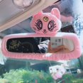 thumbnail image 1 of Lindo De Dibujos Animados Reposacabezas De Coche Rosa Luna Gato Almohada Lumbar Asiento Cojín Kawaii Almohadilla Espejo Cubierta huangjie unisex, 1 of 2