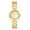 Goldpink, variant on Women's Analog Quartz Watch: Round Watch with Detachable Strap Bar Scale Luminous Hands Rhinestone Dial - for Casual Business