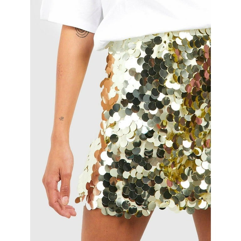 Sequin mini top skirt festival