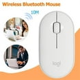 thumbnail image 4 of EDTara Logitech Pebble M350 Wireless Mouse Bluetooth-compatible 5.2+2.4G Dual Mode Silent Usb Receiver, 4 of 8