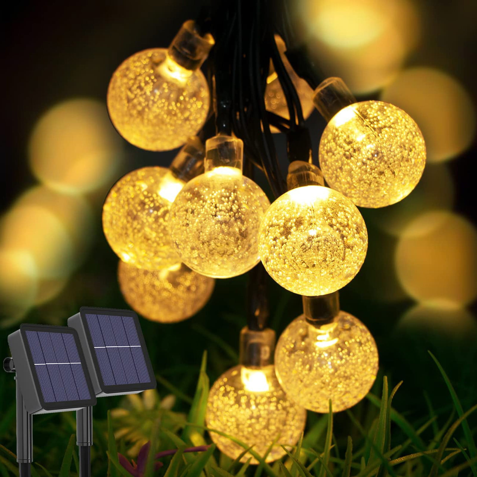 CHMORA Outdoor Light Chain [1 Piece], 30LED Solar Light Decorative Led Lights Waterproof IP65 Light Chain For Christmas, Garden, Party - Walmart.com