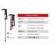 thumbnail image 2 of Collapsible Aluminum Hiking Poles with Quick Lock System, Folding, Telescopic, Ultralight for Senior Trekking, Backpacking, Hiking, 2 of 5