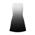 thumbnail image 4 of Summer Dresses for Women 2026, Gradient Ombre Sleeveless Dress, V-Neck Tank Casual Sundress with Pockets Dark Gray M, 4 of 7