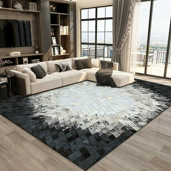Modern Light Luxury Carpet Living Room Nordic Large Area Rugs 140x200cm Washable Bedroom Decor Bedside Rug Non-Slip Floor Mats