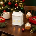 thumbnail image 3 of WYBXZ Christmas Village House Decor, Ceramic LED Lighted Tabletop Accent for Winter, 3 of 7