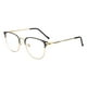 thumbnail image 2 of Gafas Soledad con Bloqueo de Luz Azul Montura Metálica Lente Transparente, 2 of 7