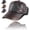 B, variant on Warm Leather Baseball Cap for Men, Fleece Lining, Adjustable Outdoor Hat for Fall & Winter