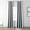 Awning Black & Fog White, variant on Half Price Drapes Awning Black & Fog White Stripe Grommet Room Darkening Curtain(1 Panel), 50W X 63L