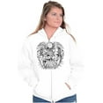 thumbnail image 3 of Bald Eagle Traditional American Zip Up Hoodie Men's Women's Brisco Brands S, 3 of 6