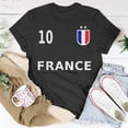 thumbnail image 5 of France Soccer Football Fan 2022 Two Stars 10 Men Women Tshirt Graphic Print Unisex, 5 of 6