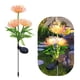 thumbnail image 1 of Luces solares para jardín con flores luminosas, Panel solar mejorado, Decoración exterior para patio, 1 of 2