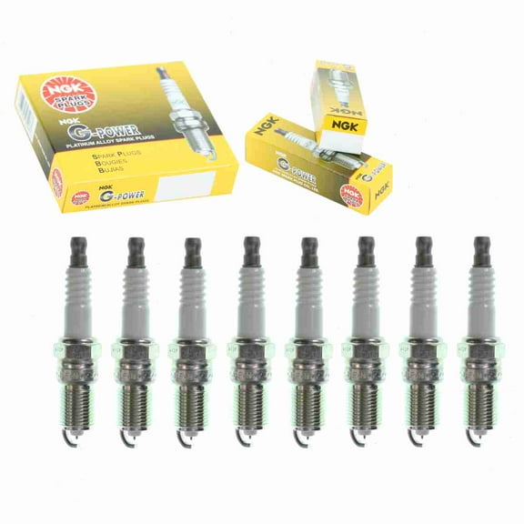 8 pc NGK G-Power Spark Plugs compatible with Chevrolet Camaro 5.7L V8 1993-1997