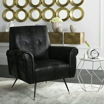 SAFAVIEH Mira Retro Mid Century Accent Chair, Black