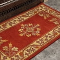 thumbnail image 6 of Achla Jardin Rectangular Rug, Vermillion, 6 of 7
