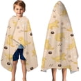 thumbnail image 3 of Golden Retriever Hooded Bath Towel，50"x30" for Ages 3 To 12 Kids, Quick Dry Lightweight Soft Microfiber Hood Beach Towel Cover Up for Kids, 3 of 7