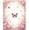 Pink, Pattern 1, variant on Flatwoven High Traffic Area Rug, Pink Floral, Non Slip, Stain Resistant, Washable Area Rugs for Living Room, Bedroom(Pink, 4X6)