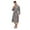 Grey, variant on Prolriy Robes for Women Couple Long Cardigan Hotel Home Wear Bathrobe Nightgown Womens Robe Blue M