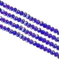 thumbnail image 1 of Uxcell 8 mm Briolette Rondelle Glass Beads, Small Round Faceted Crystal Bead, Dark Blue 10Pack, 1 of 5