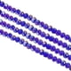 thumbnail image 1 of Uxcell 8 mm Briolette Rondelle Glass Beads, Small Round Faceted Crystal Bead, Dark Blue 10Pack, 1 of 5