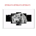 thumbnail image 1 of Decoración de pared de pinturas al óleo de tigre animal moderno para sala de estar 5 paneles Vogacara JJ8251-00, 1 of 6