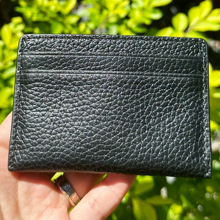 Michael Kors Adult Reed Large Card Holder Wallet, Black - Walmart.com