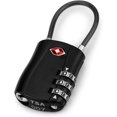 thumbnail image 3 of HUGFEGWE 4pcs Red Suitcase Password Lock for Travel 3 Lock Luggage Lock Wire Rope Travel Bag U2537-17042, 3 of 9